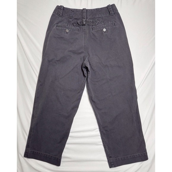 Madewell The Relaxed Chino Dark Gray/Black Pants Womens Size 4 - Picture 5 of 7